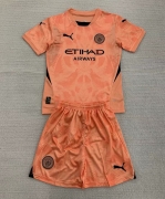 2425 M t orange GK kids Soccer Jersey