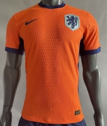 2425 Netherland Home Player Version Soccer Jersey